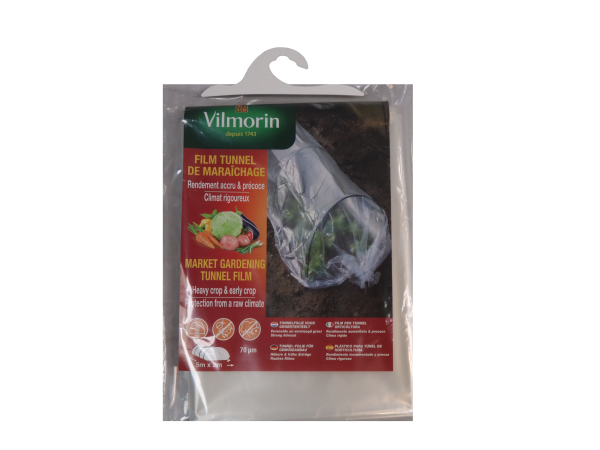 Croissance et protection des végétaux - Film Tunnel de Maraîchage - 2 m x 5 m - face recto